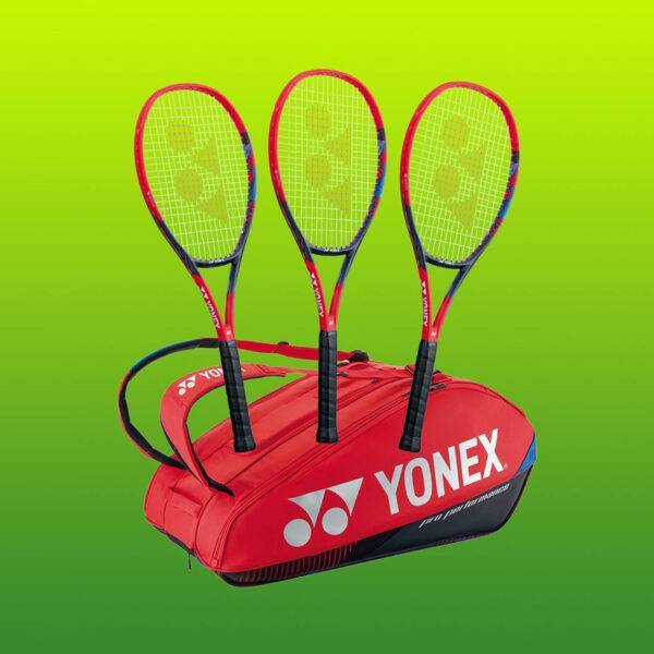 win this yonex vcore 98 and tennis bag